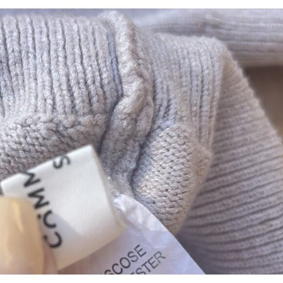 Commense Sweater Womens Small Beige Crew Neck Pullover Casual Soft Comfort - Picture 2 of 4